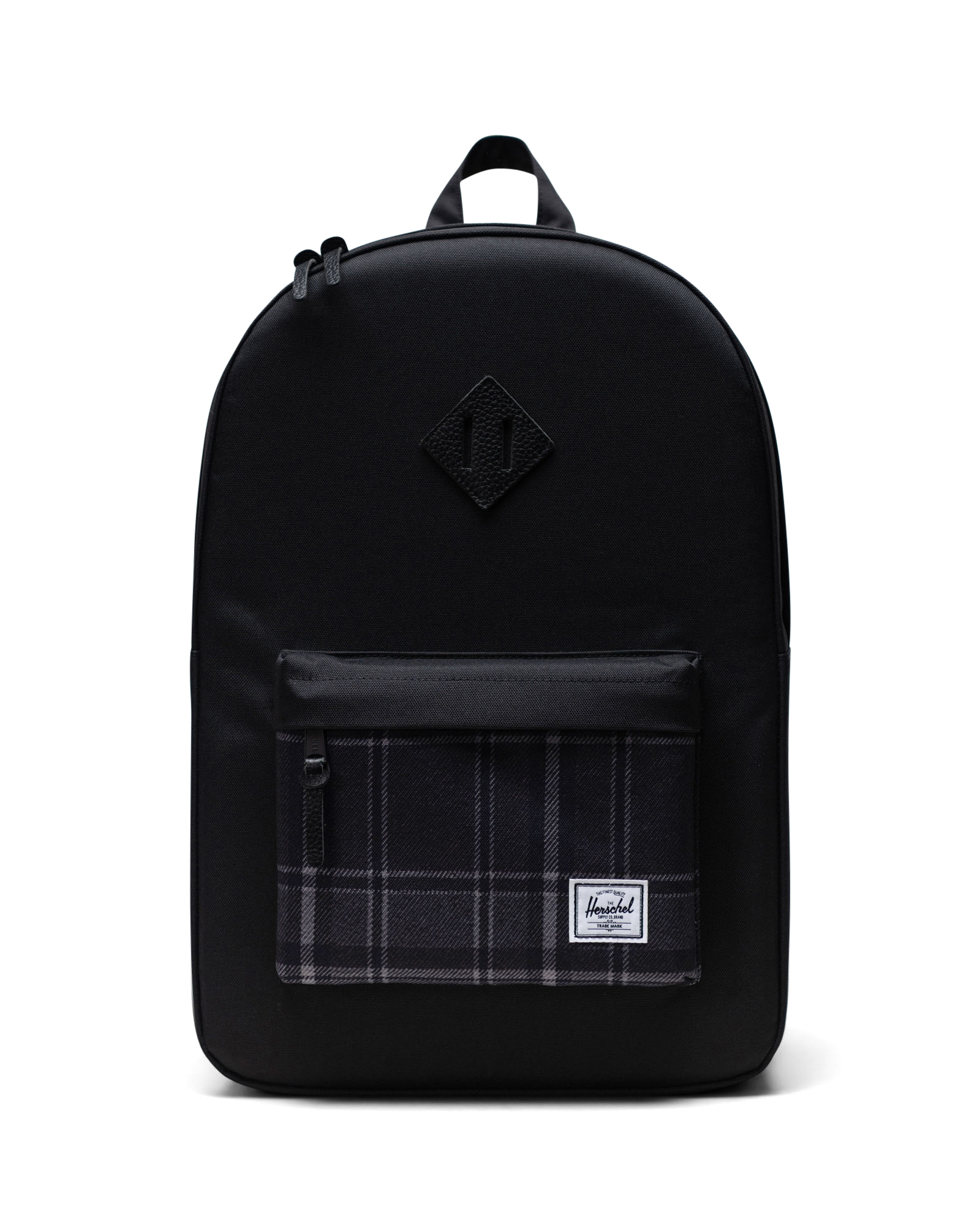 Heritage Backpack Black/Grayscale Plaid | Herschel Supply Co.