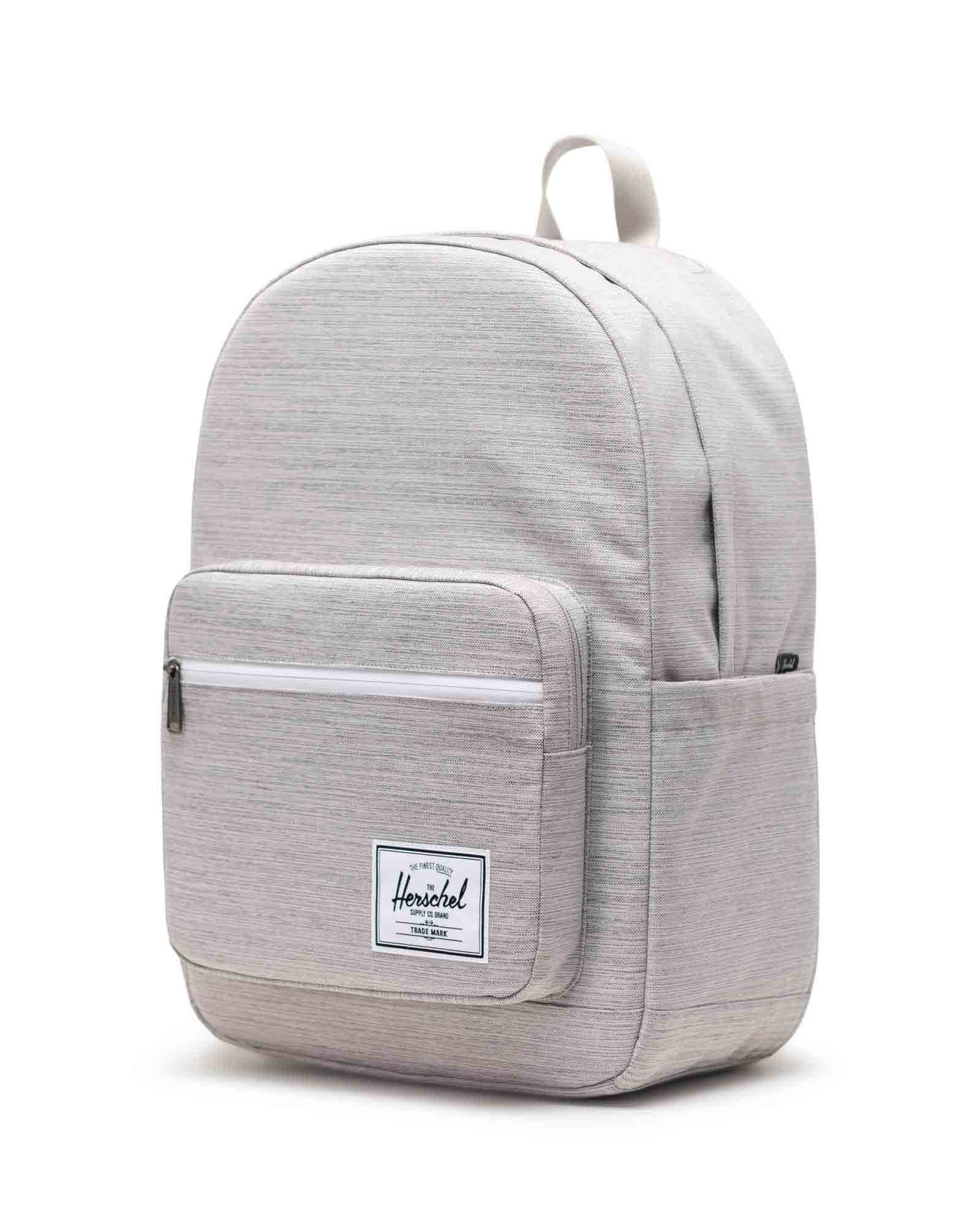 Herschel pop quiz sale light grey crosshatch