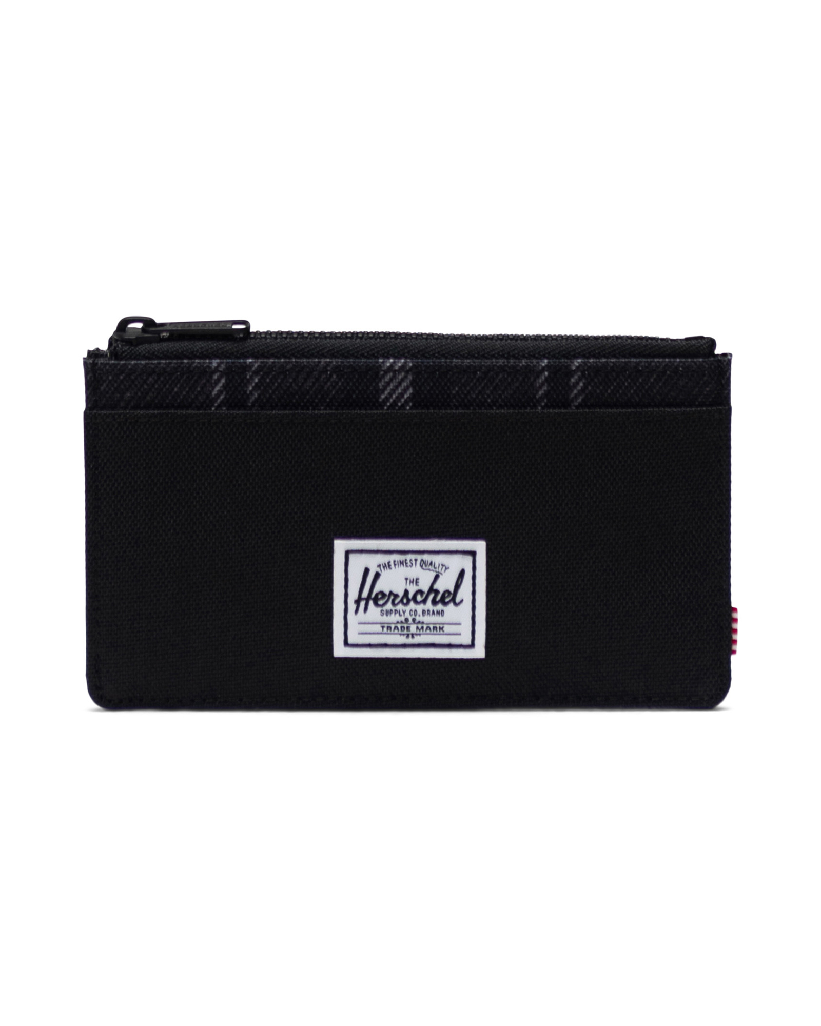 Oscar II Wallet Black/Grayscale Plaid Herschel Supply Co.