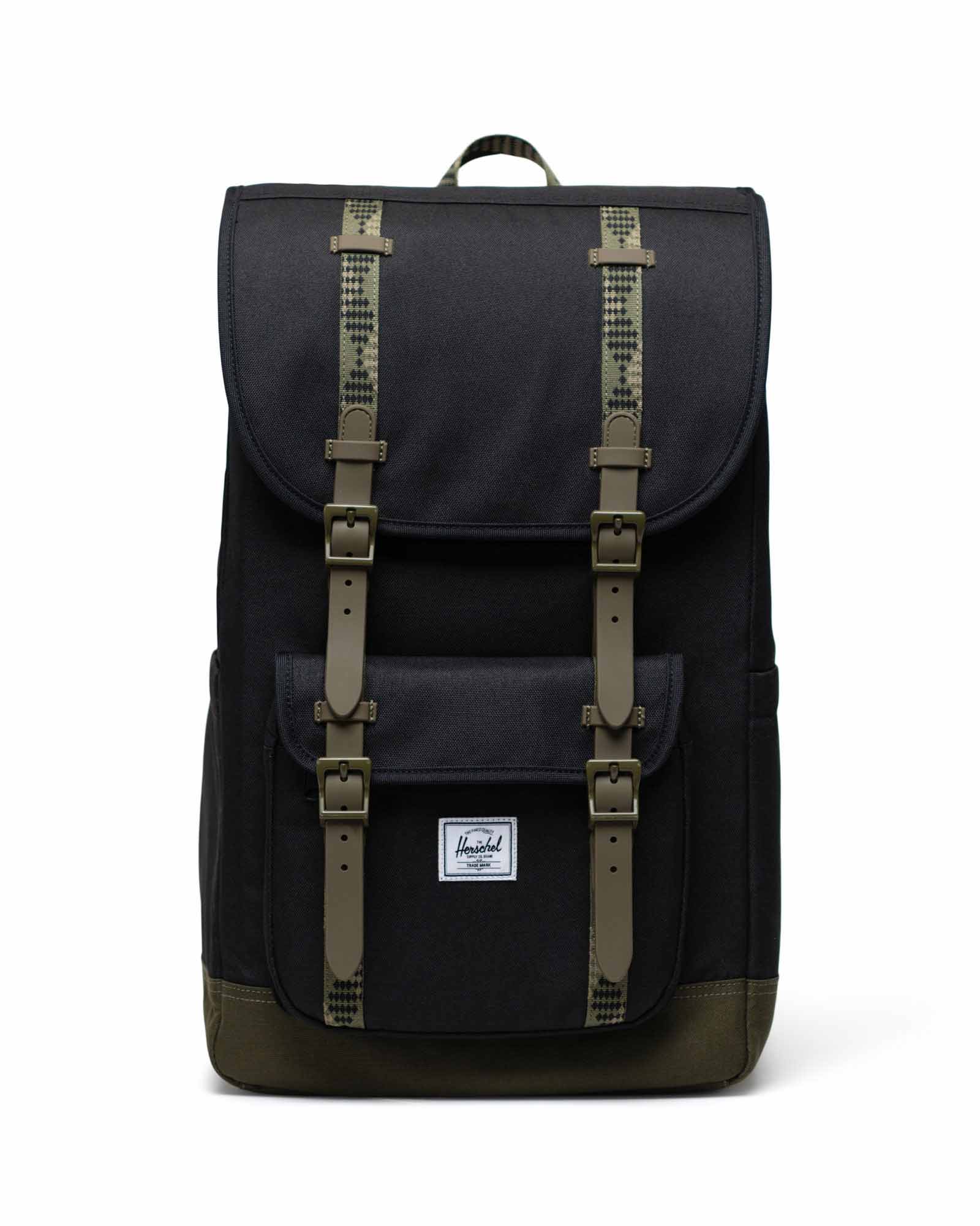 Herschel Little America™ Backpack Black/Ivy Green | Herschel Supply Co.